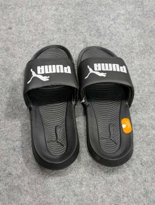 Puma Black Slider Flipflops