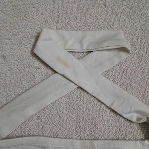Shein White Halter Neck Crop Top