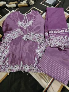 💜Trendy Farshi salwar pakistani suit👌🤩🤩