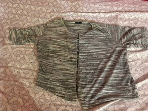 Lightweight Marled Knit Cardigan