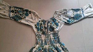 printed gown for everyday casuals