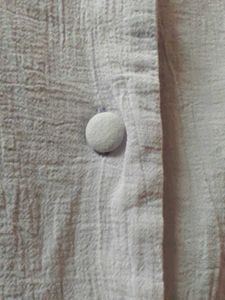 Yiping Button-Up Puff Sleeve Top, light lavender s