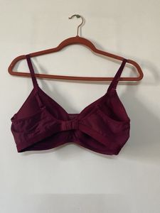 Burgundy Padded Bra