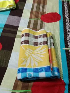 Multicolored Cotton Towel Full Length