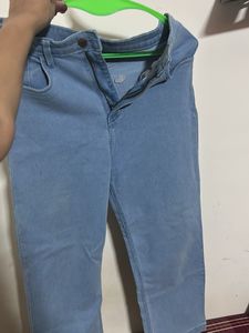 Light Blue Wide Leg Jeans