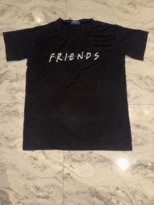 Classic Friends TV Show Black T-Shirt