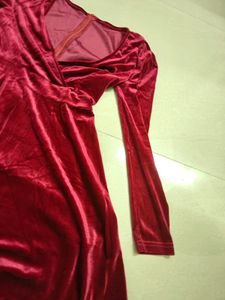 Red Velvet Mini Dress