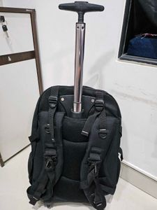 Black Rolling Backpack