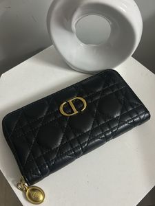 Dior Black Quilted Leather Wallet