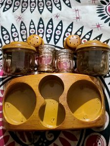 Beautiful Salt, Pepper Dispenser Set Of 4