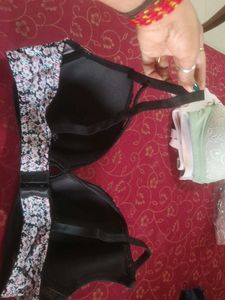 Floral Print Bra
