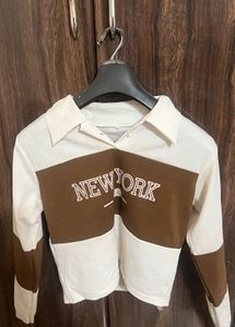 Trendy "New York" Crop Top