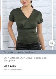 Stylish Green Wrap Top