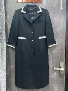 Midnight Elegance Coat Dress