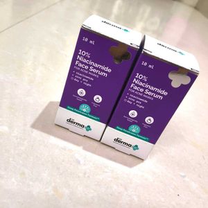PACK OF 2 The Derma Co 10% Niacinamide Serum with