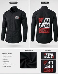 Diesel Black Cotton Shirt