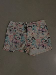 Cute Butterfly Print Shorts