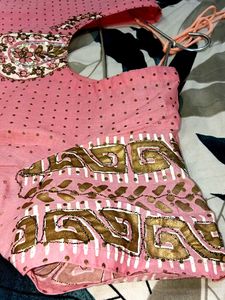 Pink Kurta with Paisley Print