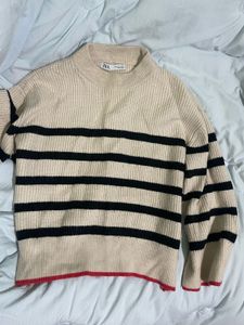 Zara Striped Knit Sweater