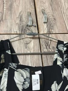 Black Floral Maxi Dress