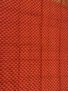 Ethnic Red Patterned Saree blouse Fabric