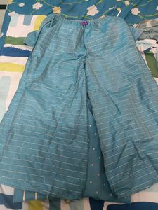 Blue Kurta Set with Pants &amp; Dupatta