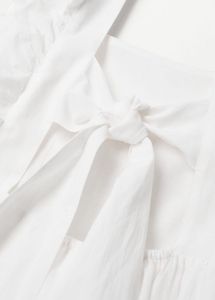 MANGO Brand New Luxury White M Embroidered Dress
