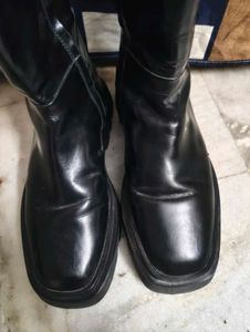 Chunky Black Platform Boots