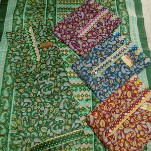 Pashmina Printed Suit