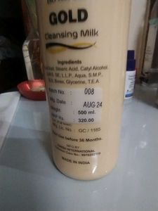 Professional Gold Cleansing Milk,scrub&amp; face pack