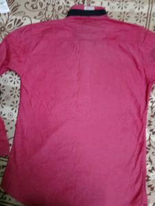 Men's Pink Casual Shirt