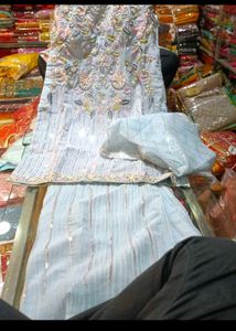 Pakistani designer dress hand embroidery