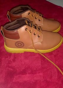 Stylish Boys' Tan Boots