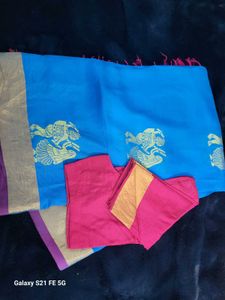 uppada pattu Elegant Blue saree