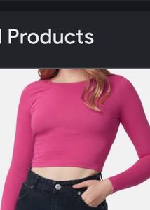 Long Sleeve Pink fitted Top (from new me)