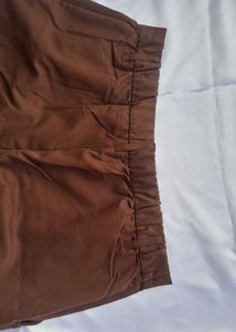 Brown Wide Leg Pants - 14