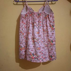 Pink Floral Nightgown