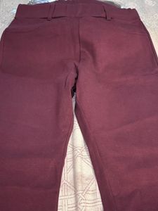 Maroon Trousers