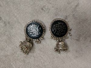 Silver oxidised Earrings Only for 79/-