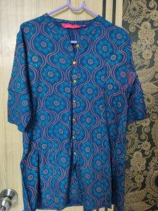 Teal Short Kurti
