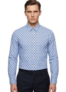 Paul Smith Men's Polka Dot Button-Up Shirt