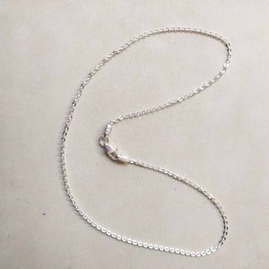 SR91 Pure Silver Snack 🥨 Chain  20"inc