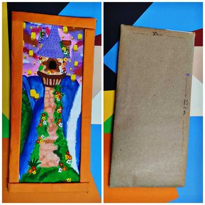 Handmade Disney Tangled Wall Decor –  7 -paintings