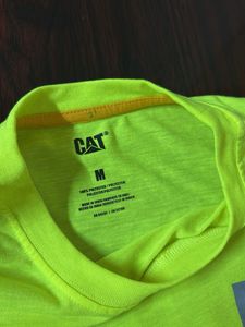 CATERPILLAR  Neon Reflector Green T-Shirt