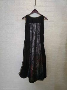 Elegant Black Kurta with Embellished Neckline