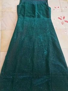 Emerald Green Sparkly Gown