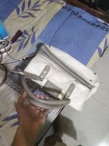 Stylish Two-Tone Handbag
