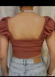 Ribbed Corset Top