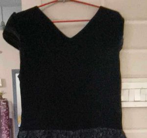 Very Fancy Mini Velvet  Net Short Drees