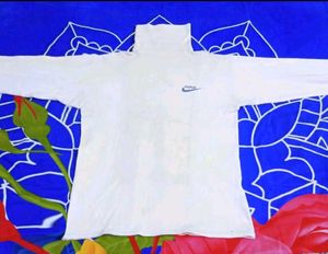 Nike White Turtleneck T-Shirt